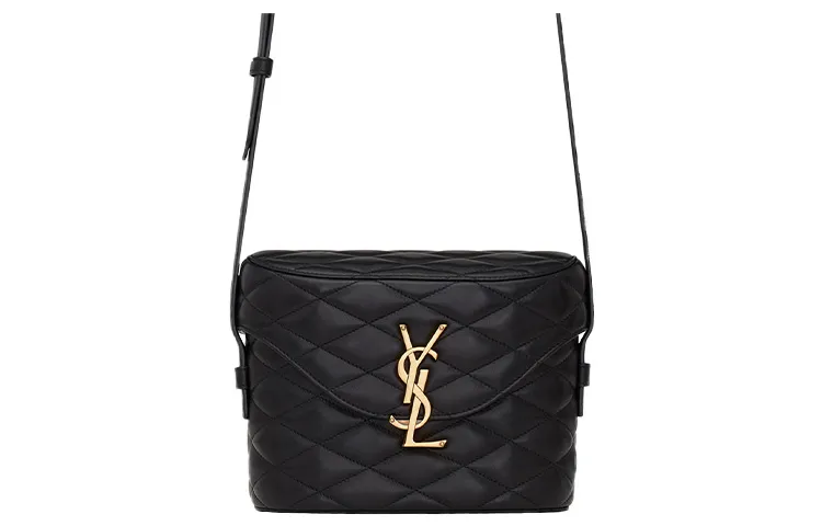 SAINT LAURENT Sheepskin Shoulder Bag, Crossbody Bag Women's Black