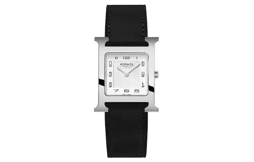 HERMES Heure H Wrist Watches Quartz Movement White Dial Women's