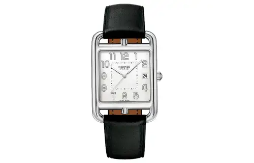 HERMES Cape Cod Wrist Watches Quartz Movement White Dial Men's 30m Water Resistant