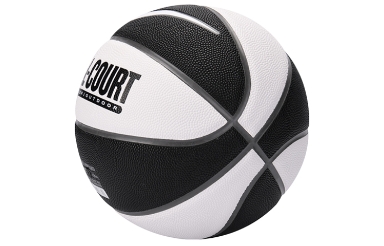 Nike Synthetic Leather Basketball Abrasion Resistant Black White Size 7 Training Competition Unisex