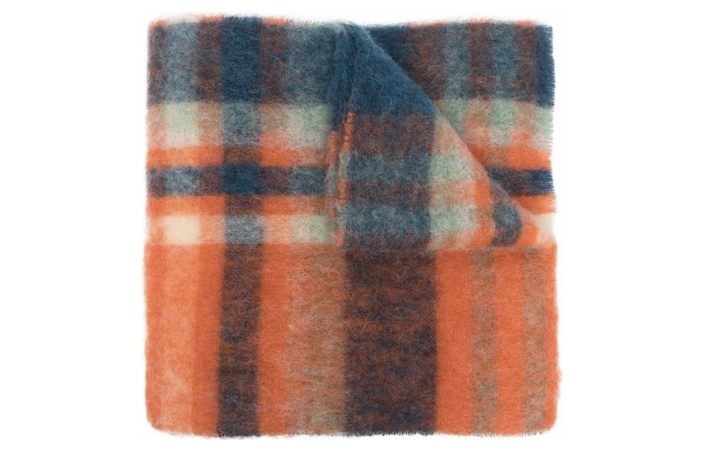 Шарф Acne Studios (оранжево-синий)