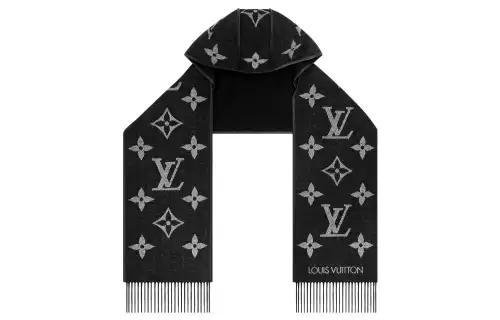 LOUIS VUITTON Wool Knit Scarves Unisex