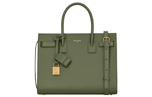 SAINT LAURENT SAC DE JOUR Cow Leather Handbag, Shoulder Bag Women's Jasper