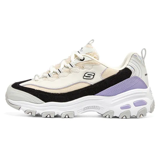 Skechers Dlites 1.0 'Beige Purple' Women's