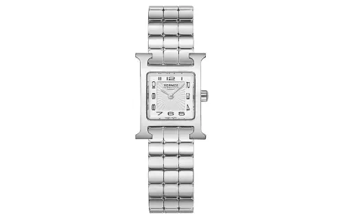 HERMES Heure H Collection Wrist Watches Quartz Movement White Dial Women's W054117WW00