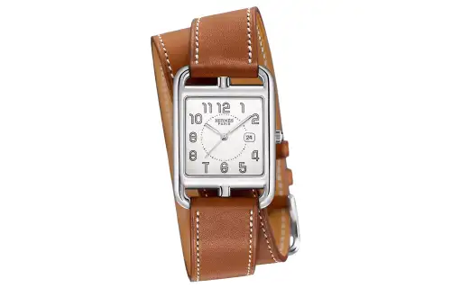 HERMES Cape Cod Wrist Watches Quartz Movement Silver Dial Women's