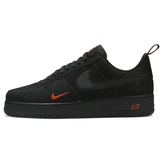 Nike Air Force 1 Low Multi Swoosh Black Crimson