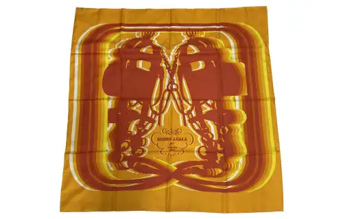 HERMES Scarves Women's Yellow