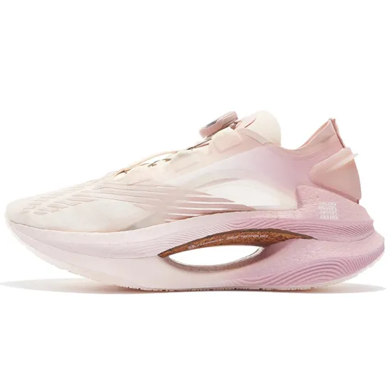 LINING Absolute Phantom 1.0 Running Shoes Women's Low-Top Light Gray Pink/New Mist Rose Pink