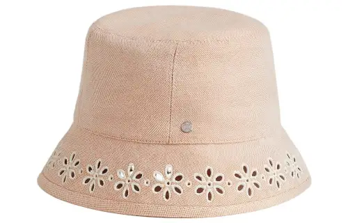 HERMES Bucket Hats Women's Apricot