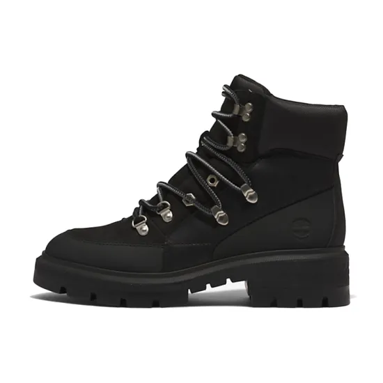 Timberland Cortina Valley Waterproof Mid Hiker Boots 'Black Full Grain' Women's