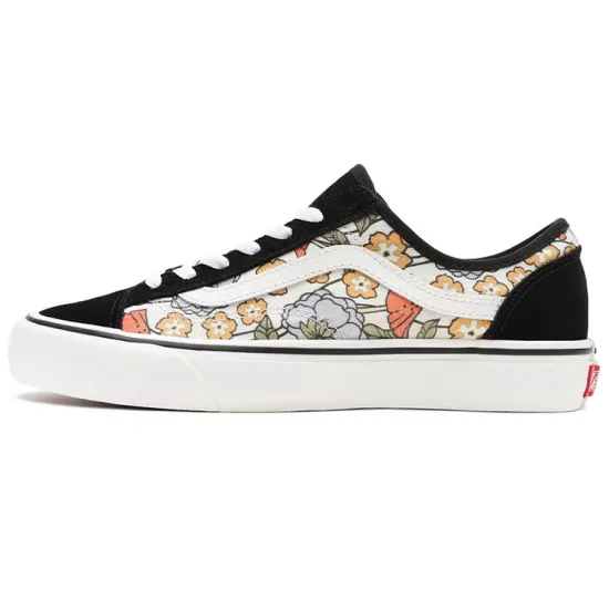 Vans Style 36 Skateboarding Shoes Unisex Low-top Black/white/yellow/green