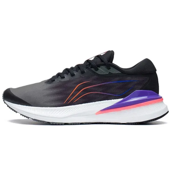 LINING Light Running Shoes Men Low-Top Black/Stone Gray