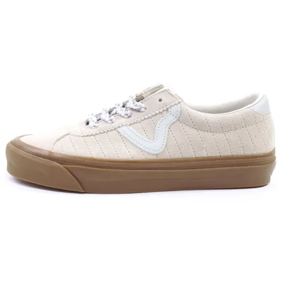 Vans Style 73 Skateboarding Shoes Unisex Low-top Beige/White