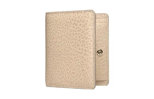 Maison Margiela Grain Calfskin Wallet Women's Apricot