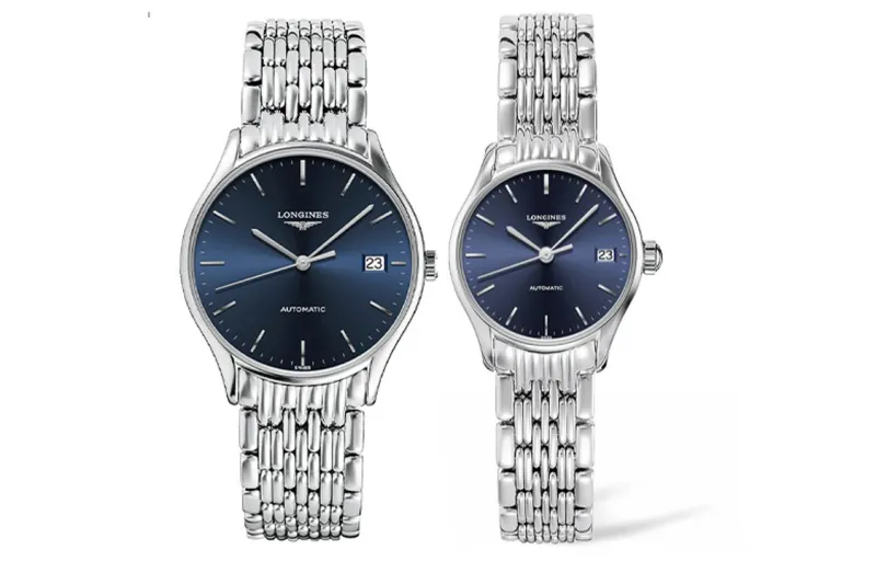 LONGINES Lvya Collection Automatic Mechanical Movement Unisex Watch 35mm Blue Dial