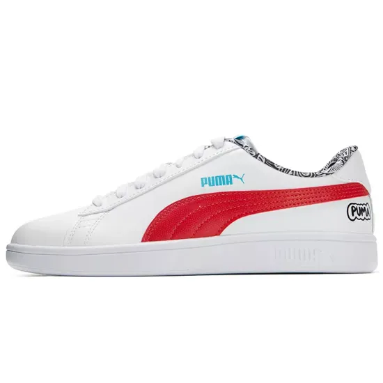 PUMA Smash V2 'Me Happy   White Red'