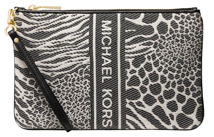 Женский клатч MICHAEL KORS Jet Set Charm (черно-белый)
