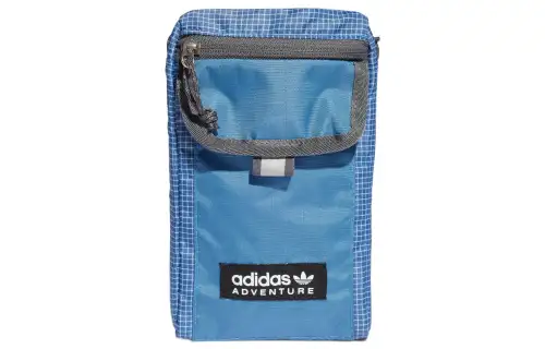 Adidas Originals Recycled Polyester Sports Bag, Cell Phone Pouch, Shoulder Bag, Crossbody Bag Unisex Blue