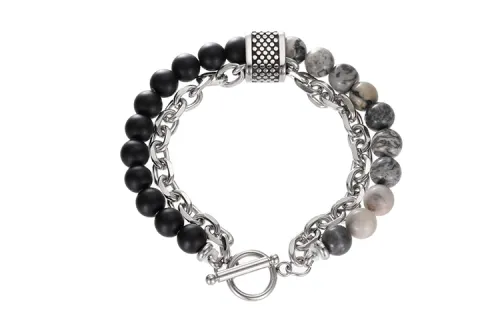 AKAK Titanium Steel Bracelets Unisex