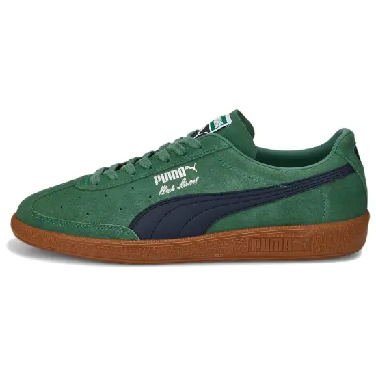 PUMA Suede Skateboarding Shoes Unisex Low-top Green/Brown
