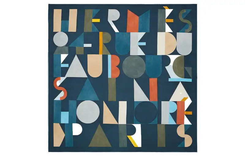 HERMES Cashmere Silk Scarves Men's
