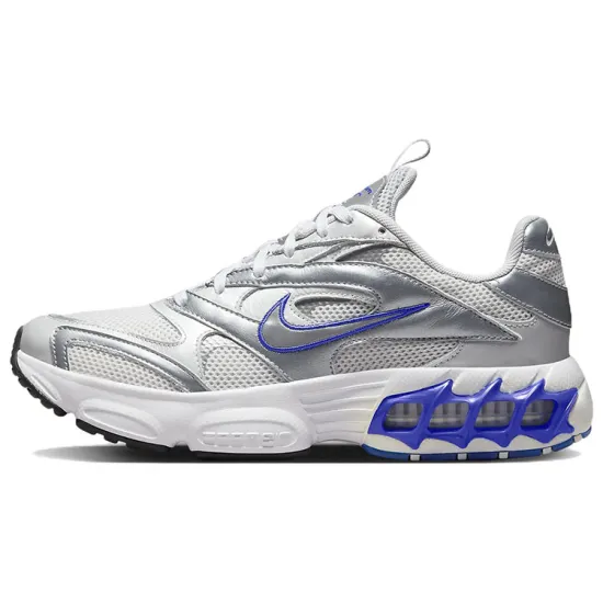 Nike Zoom Air Fire Running Shoes Women's Low-top Silver/Blue