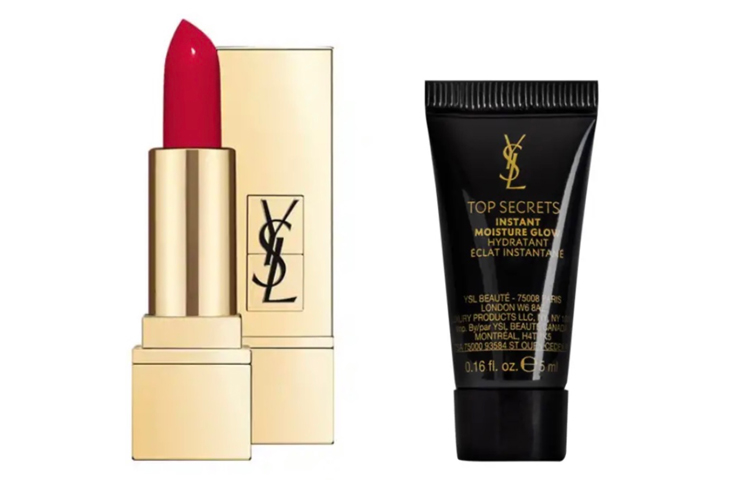 YSL, lipstick, makeup primer, invisible set, square tube, sample, shrinks pores, long-term effect, 1.3g, 5 ml
