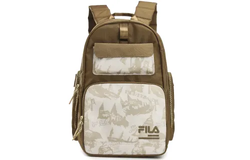 FILA Fabric Laptop Bag Backpack Large Men's Soil Umber