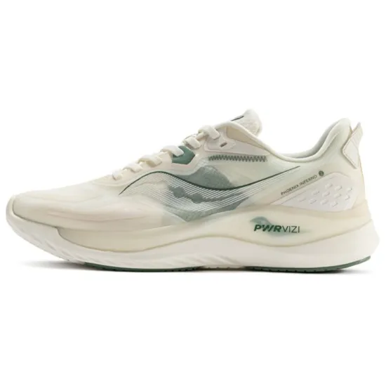 Saucony Phoenix Inferno 2 Running Shoes Unisex Low-Top Beige Green
