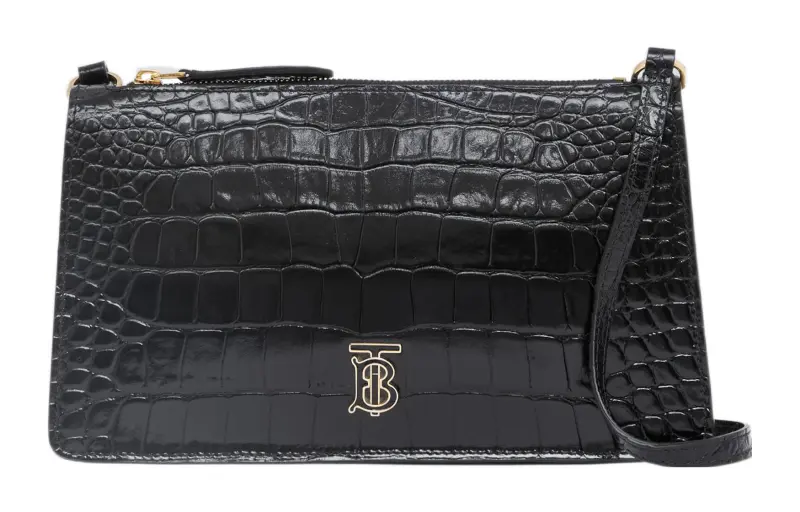 Burberry Calfskin Storage Bag, Handbag, Shoulder Bag Women's Black