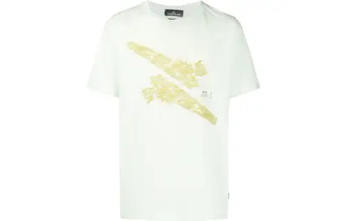 STONE ISLAND Graphic-print Cotton T-shirt