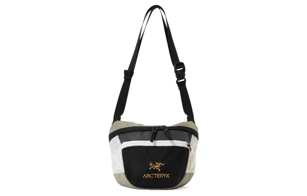 Arc'teryx X BEAMS Collaboration 2.5L Crossbody Bag, Shoulder Bag, Outdoor Bag Polyester Black Gray Men's