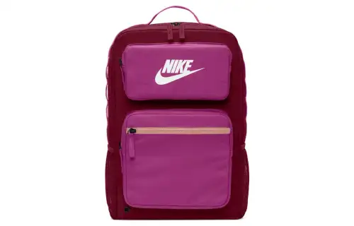 Nike Polyester Canvas Travel Bag Backpack Regular Women's Red/Pink