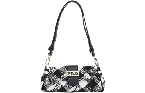 FILA Fabric Shoulder Bag, Crossbody Bag Small Women's Standard White