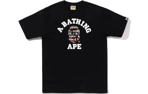 Bape Graffiti Check College Tee