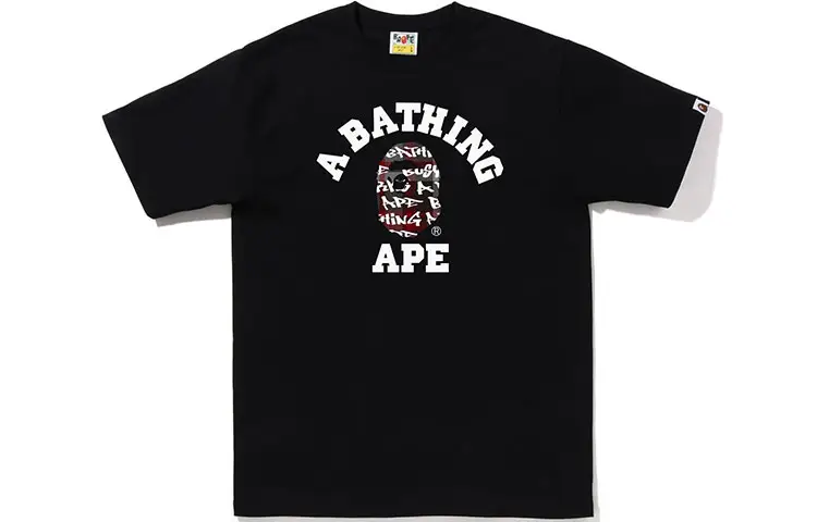 Bape Graffiti Check College Tee