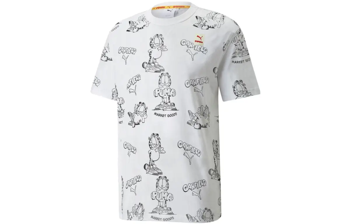 PUMA x GARFIELD Sports Life Collection T Shirt Men's White