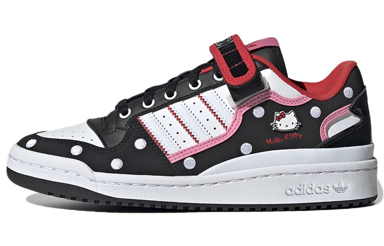 Hello Kitty X Adidas Originals Forum Low Low Comert Comfort Low панель обувь женский черный розовый