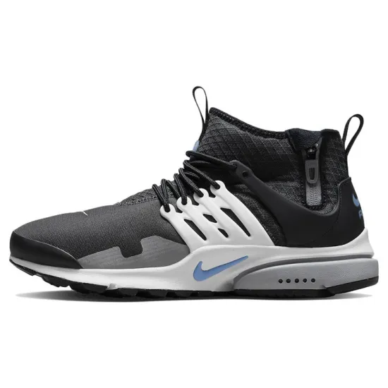 Nike Air Presto Mid Utility Antracite Summit White Particle Grey University Blue