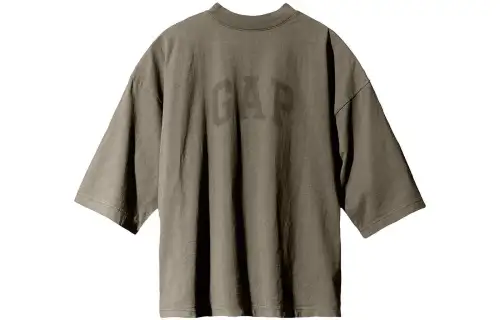 YEEZY x Gap X Balenciaga Sleeve Tee T Shirt Unisex Beige Umber