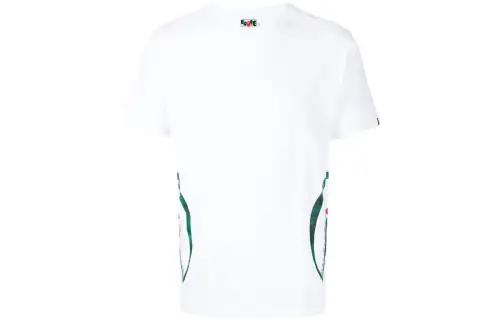 A BATHING APE T Shirts Men's Crew Neck Moderate Straight Fit