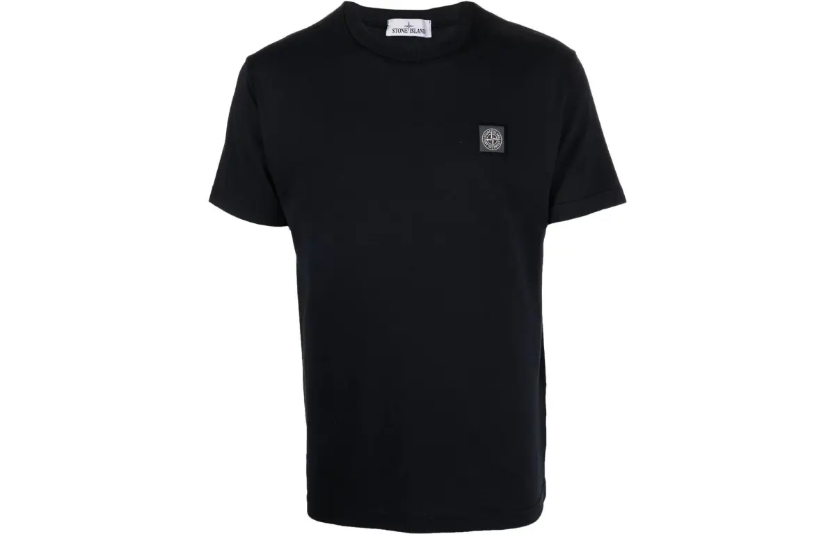 STONE ISLAND Logo-print Short-sleeved T-shirt