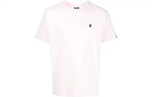 A BATHING APE T Shirts Men's Crew Neck Moderate Straight Fit