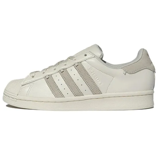 Adidas Originals Superstar Skateboard Shoes Unisex Low-top White/Gray
