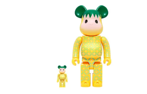 BE@RBRICK X CLOT fruit series second generation pineapple trendy doll 100%400%
