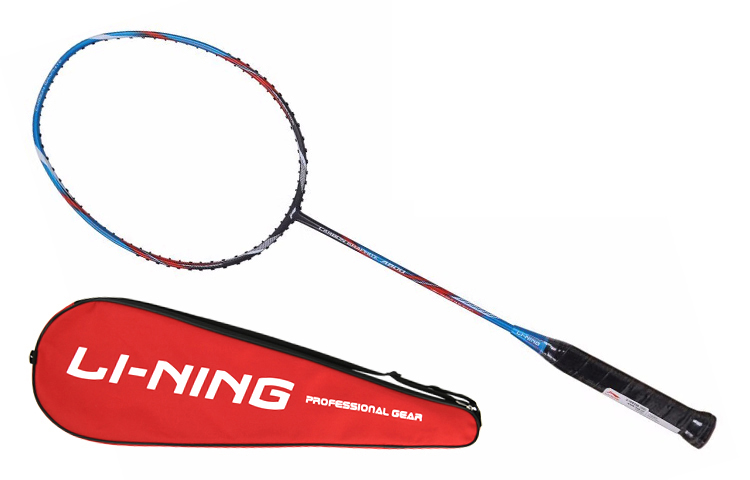 Li Ning Full Carbon Badminton Rackets Offensive Type Heavy Head, Stiff Shaft Entry level 675mm Unisex Single Racket