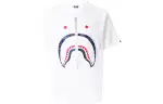A BATHING APE Bape T Shirts Men's White Crew Neck Moderate Straight Fit
