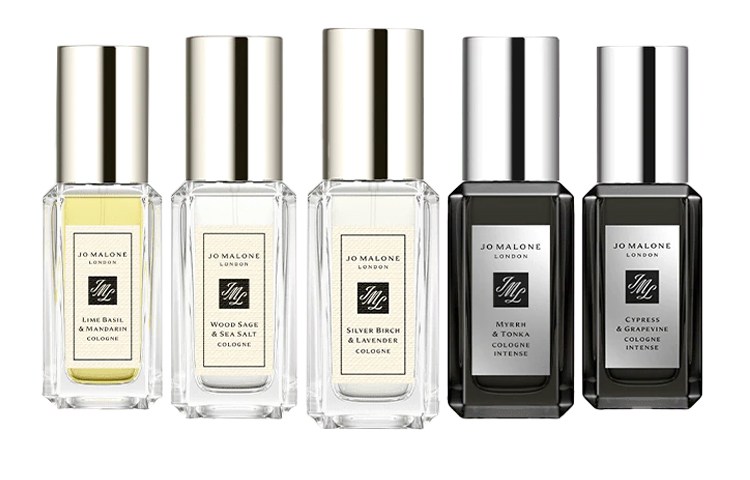 Eau de cologne, perfume sample, set, 9 ml