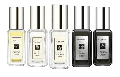 Eau de cologne, perfume sample, set, 9 ml